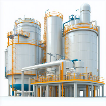 Ethane C2H6 gas industrial. Fuel storage. Chemical energy. Hydrocarbon emission. Clip art isolated on white background. Clip art of ethane storage and hydrocarbon molecular structure.