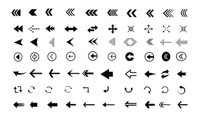Arrow icon. Mega set of vector arrows, vector-eps 10