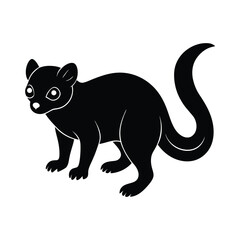 kinkajou silhouette art