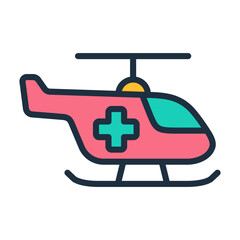 Rescue Helicopter Icon