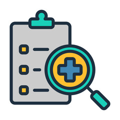 Obraz premium Diagnosis Icon