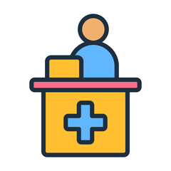 Reception Desk Icon
