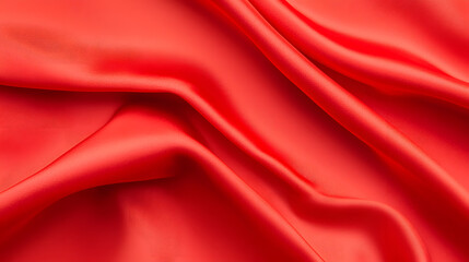 Obraz premium Smooth silk fabric background with rich texture and gentle folds background