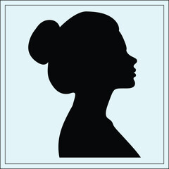 Silhouette of Side Face, Artistic Profile