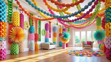 Paper Chain Decorations - Festive Home Decor Ideas