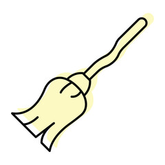 Broomstick vector, pixel perfect, illustrator file 
