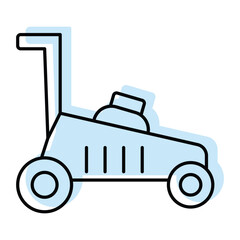 Grass Cutter vector, pixel perfect, illustrator file 
