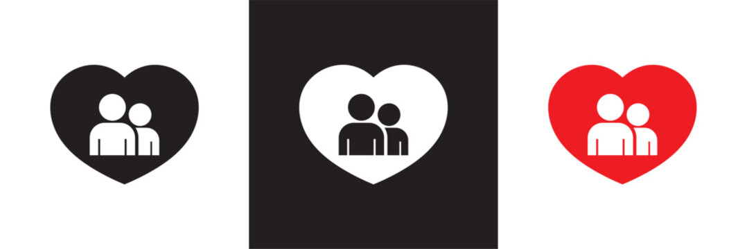 Local Community Support Icon. Vector for websites, mobile interfaces, presentations, banner, visual branding etc. Vector illustration. isolated on white and black background. EPS 10