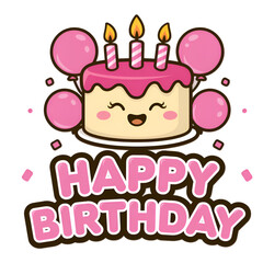 birthday cake with candles