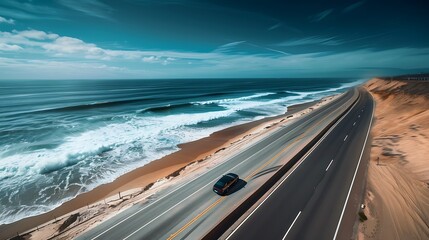 driving on the beach