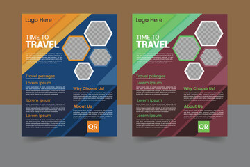 A bundle of thirteen template of different color a4 flyer template, corporate business flyer template design set, flyer in A4 with colorful business proposal, promotion, advertise.