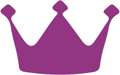 Crown Yellow Flat Icon 
