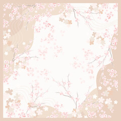 SAKURA JAPAN simple hijab pattern design