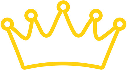 Linear crown simplify icon
