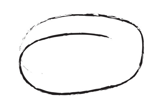 Hand drawn circle line scrible sketch set. round circles for message note mark design element and for bussiness element. 