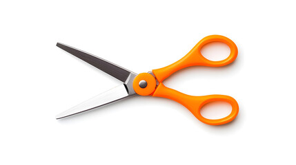 A pair of scissors isolated on a white background