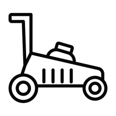 Grass Cutter line icon , vector, pixel perfect, illustrator file 
