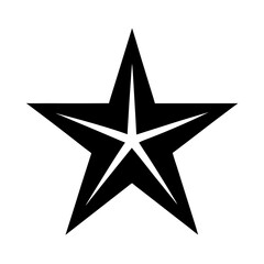 Obraz premium Star vector icon, simple and clean icon, minimalist icon