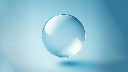 esfera 3d. fondo liso aislado