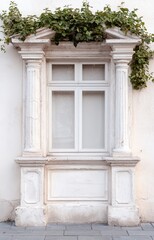 facade isolated background