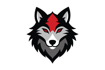 Obraz premium vector illustration of a wolf