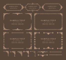 アンティーク　ビンテージ　フレーム飾り枠
