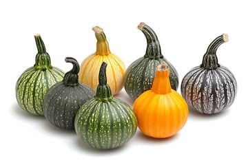 Vegetable marrow isolated on white background