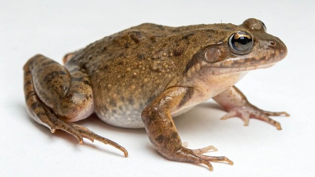 African Clawed Frog on studio background