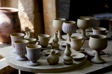 Handmade Clay Pottery from a Picturesque Anatolian Village 