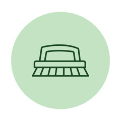 Cleaning Brush vector, pixel perfect, illustrator file 

