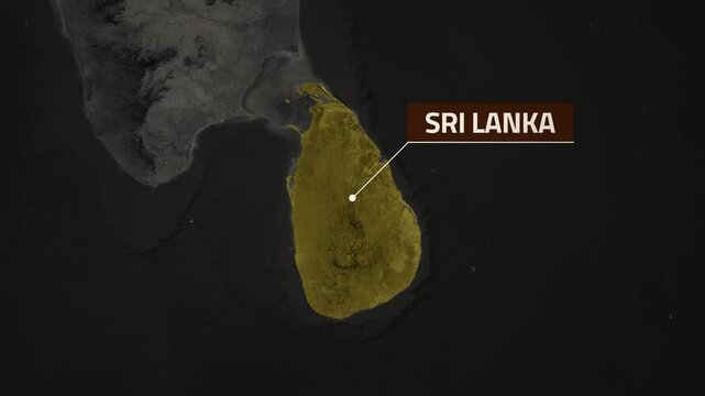 Sri Lanka VOX Style Map Animation in 4K UHD Showcasing Tropical Biodiversity and Islands