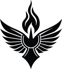  modern Pentecost emblem holy spirit wings 