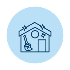  house clean vector, pixel perfect, illustrator file 
 