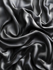 Obraz premium Dark Gray Satin Drape Illustration