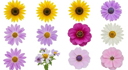 Floral Symphony: A Kaleidoscope of Blooms AI Generated