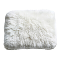 Faux Fur Muff Handwarmer Isolated on Transparent Background