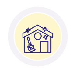 house clean vector, pixel perfect, illustrator file 
