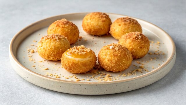 Deliciously crafted brambor ky served elegantly on a simple ceramic plate for a perfect culinary presentation