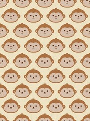 monkey seamless pattern background Repeating Pattern