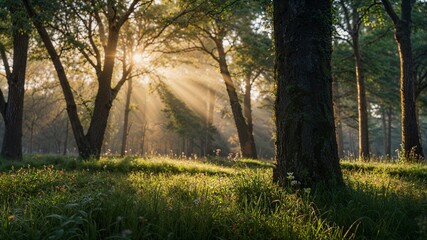 Obraz premium Morning Dew Magic