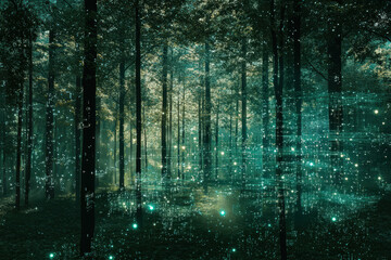 Naklejka premium Net Zero Strategy with Environmental Protection Icons