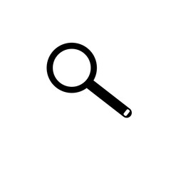 Magnifier Icon Design Illustration Template