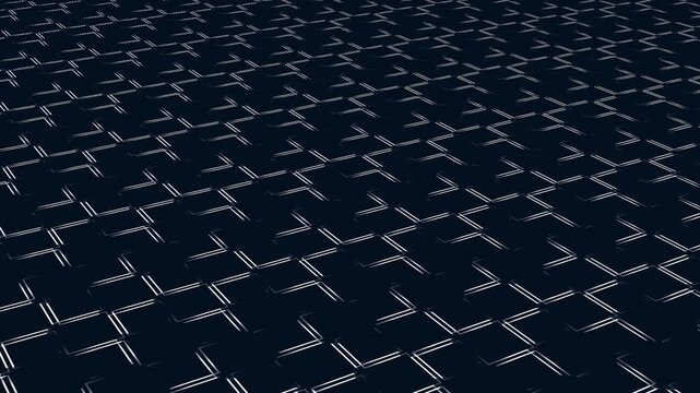 Infinite Loop Square Pattern Background in 4K, repeated square patterns motion background, repeating square pattern animation, digital squares animation loop, geometric shape animation