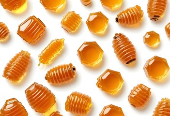 Honey isolated on white background
