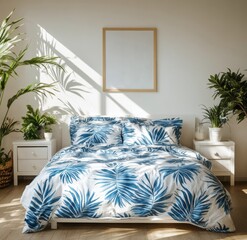 Cozy tropical bedroom