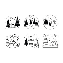 christmas-eve-vector on white background,Instant Digital Download.