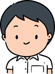 Illustration of student
