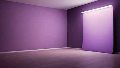 Obraz premium empty light gradient purple studio room background for product. Purple Studio Room a Captivating Concept for Product Photography on a Plain,abstract background, advertisement, flooring, 56