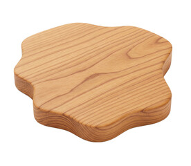Light brown wood texture, irregular shape, isolated on a transparent background, png image, showcasing natural wood grain, ideal for product display or design element