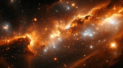 A vast, velvet canvas studded with a million twinkling stars, a celestial spectacle that invites contemplation and wonder. 